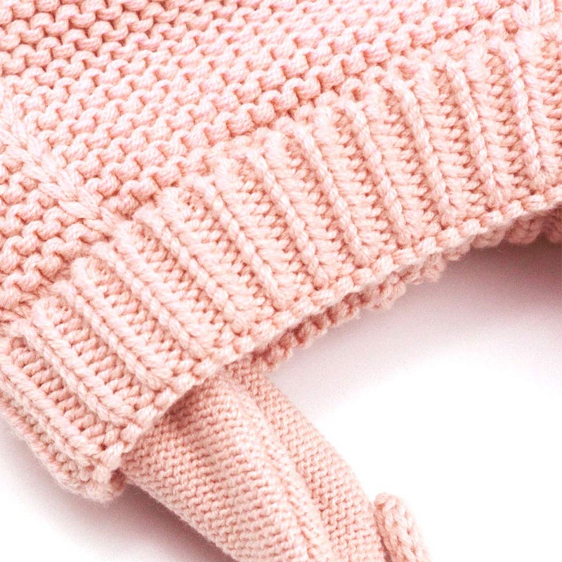 Paladoo Baby Beanie Hat Warm Fleece Lining 0-6 Months Winter Pink - Image 2